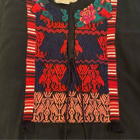 Figue Embroidered Maxi Dress Size L - Picture 4 of 9